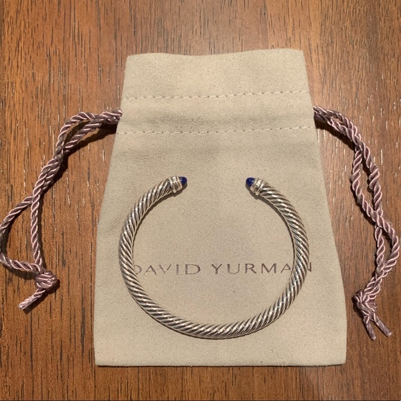 David Yurman Lapis Cable Classics Bracelet - Picture 2 of 7